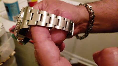 how to polish my rolex bracelet|how to remove scratches from Rolex bracelet.